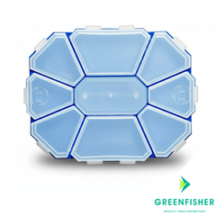 ESTOJO SIMPLES ED-8-N DIVISÕES - COM 8 DIVISÕES / HI