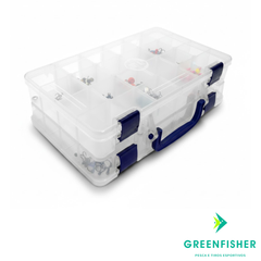 ESTOJO DUPLO ED-44-N - COM 44 DIVISÕES / HI