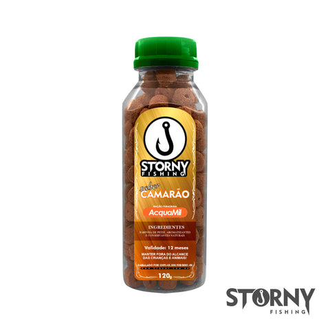 RAÇÃO FURADINHA SABOR CAMARÃO AQUAMIL / STORNY