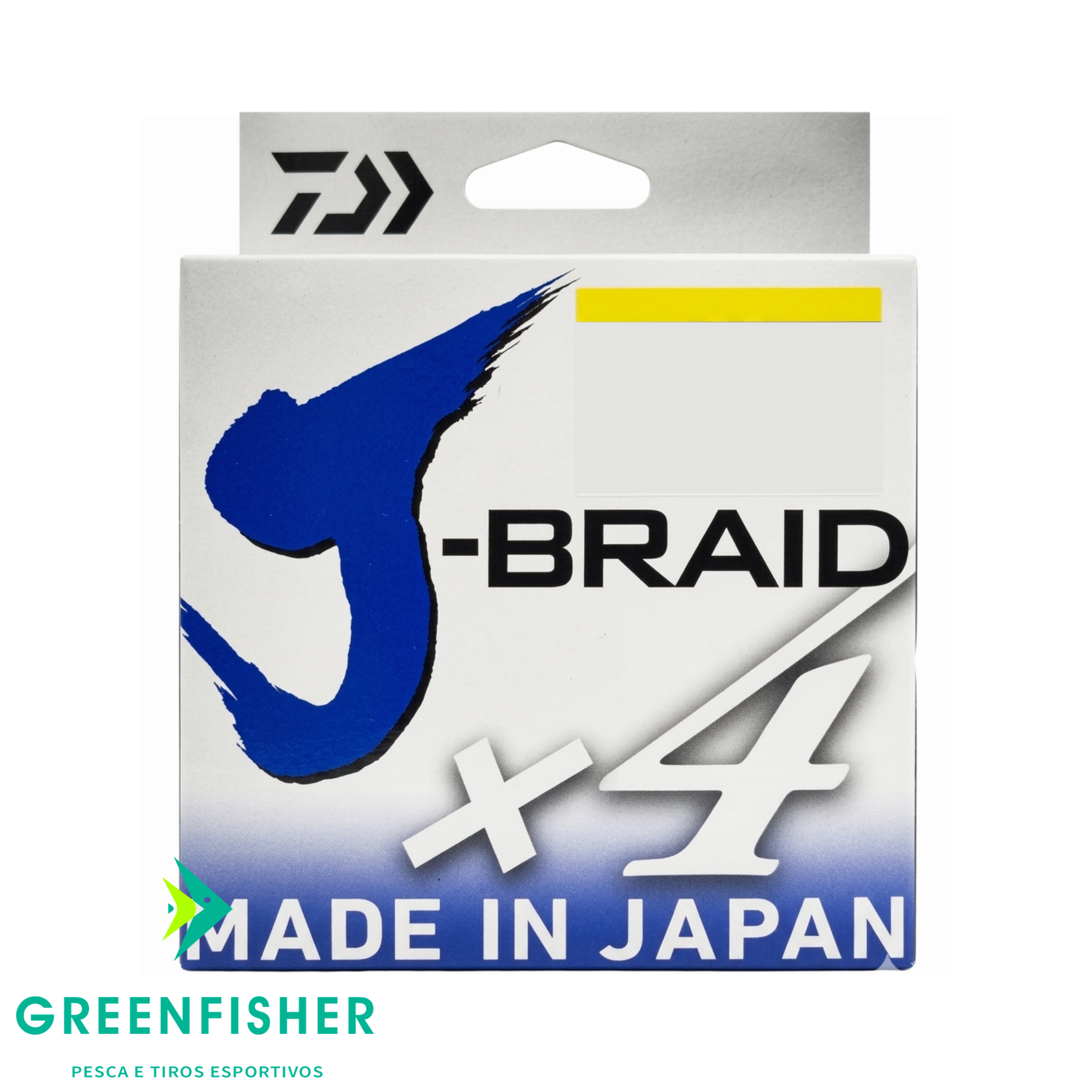 LINHA J-BRAID X4U MULTIFILAMENTO YELLOW - 135M / DAIWA