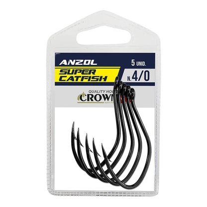 ANZOL SUPER CAT FISH BLACK 4/0 / CROWN