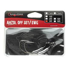 ANZOL OFF SET EWG 3/0 7G LASTREADO C/2UN / CAMALESMA