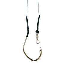 ANZOL ENCASTOADO COM KEVILA 12/0 - 200LBS / GREENFISHER